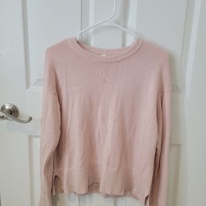 Lululemon Medium/Large Pink Cashmere Blend Sweater